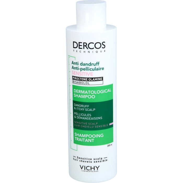 DERCOS Anti-Schuppen Intensiv Shampoo für empfindliche Kopfhaut, 200 ml Shampoing