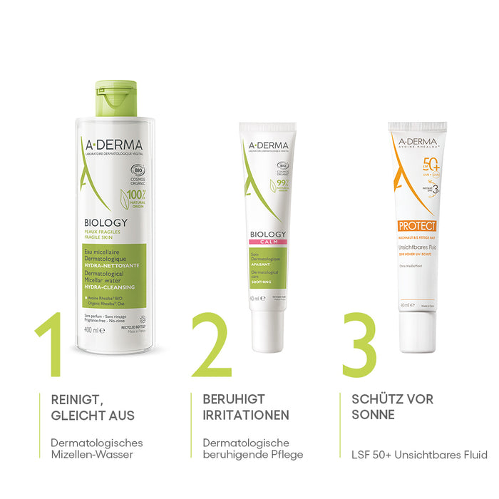A-DERMA BIOLOGY Beruhigende Pflege, 40 ml Crème