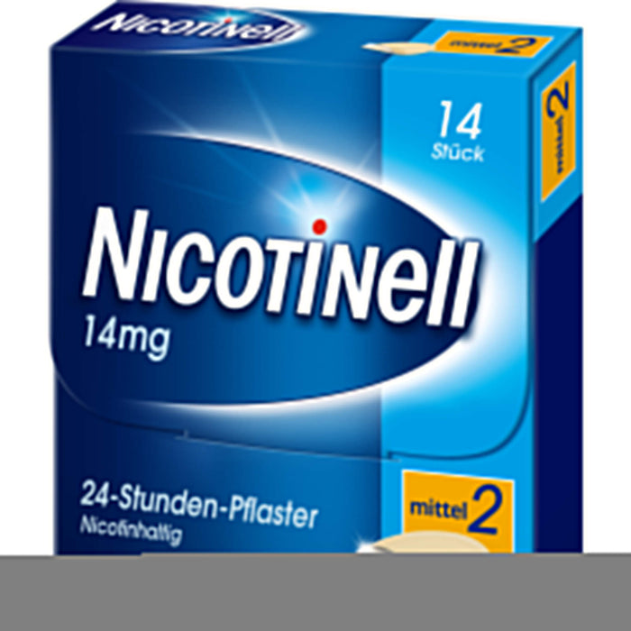 Nicotinell 14 mg/24-Stunden-Pflaster (bisher 35 mg) Stärke 2 (mittel), 14 pcs. Patch