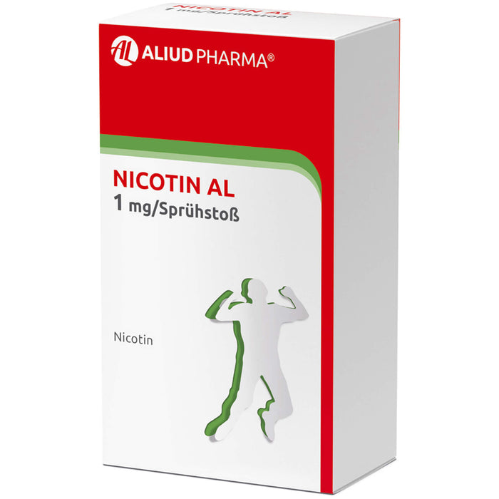 Nicotin AL 1 mg/Sprühstoß Spray zur Rauchentwöhnung, 2 St. Spray
