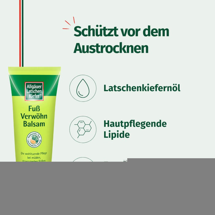Allgäuer Latschenkiefer Fuß Verwöhnbalsam, 100 ml Crème