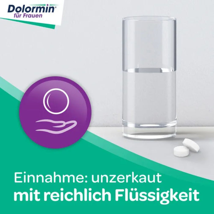 Dolormin für Frauen Tabletten bei Menstruationsbeschwerden, 20 St. Tabletten