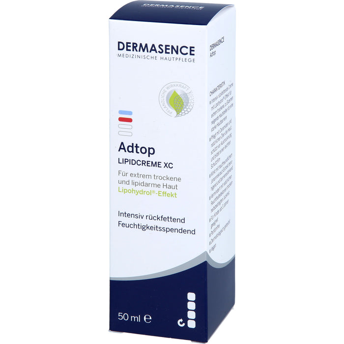 DERMASENCE Adtop XC Lipidcreme für sehr trockene und lipidarme Haut, 50 ml Crème