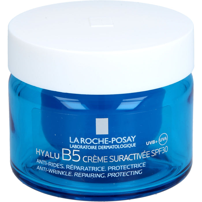 La Roche-Posay Hyalu B5 Suractivated Cream LSF 30 Anti-Falten-Pflege, regenerierend, schützend Nachfüllpack, 50 ml Cream