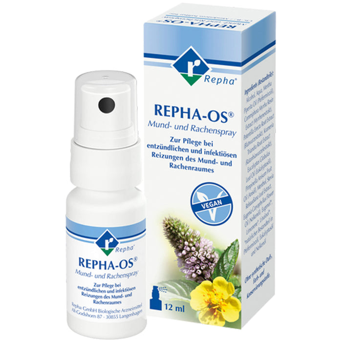 REPHA-OS Mundspray natürliche Mund- und Rachenpflege, 12 ml Solution