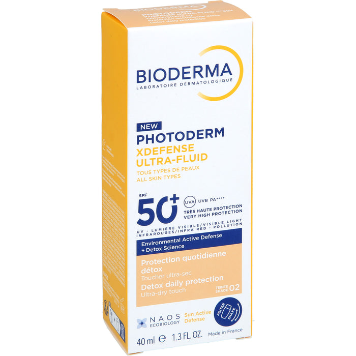 BIODERMA Photoderm XDefense Ultra-fluid LSF 50+ ungetönt, 40 ml Solution