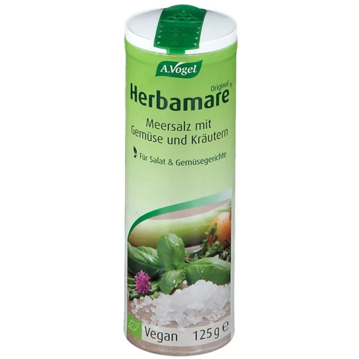 A.Vogel Herbamare Original Frischkräuter-Meersalz, 125 g Salz