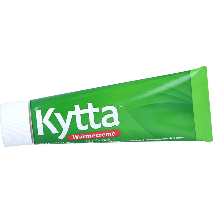 Kytta Wärmecreme mit Capsaicin gegen Muskelschmerzen & Verspannungen, 100 g Creme