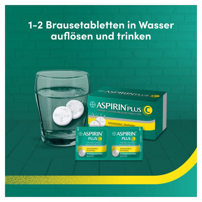 ASPIRIN plus C Brausetabletten, 20 pc Tablettes