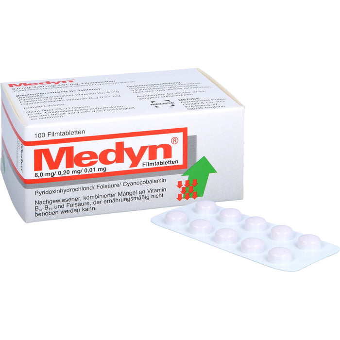 Medyn  8,0 mg/0,20 mg/0,01 mg, Filmtabletten, 100 pcs. Tablets