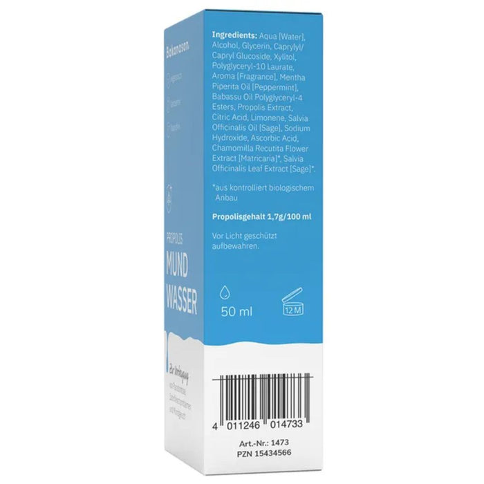 Bakanasan Propolis Mundwasser zur Vorbeugung von  Parodontose, Zahnfleischproblemen und Mundgeruch, 50 ml Solution