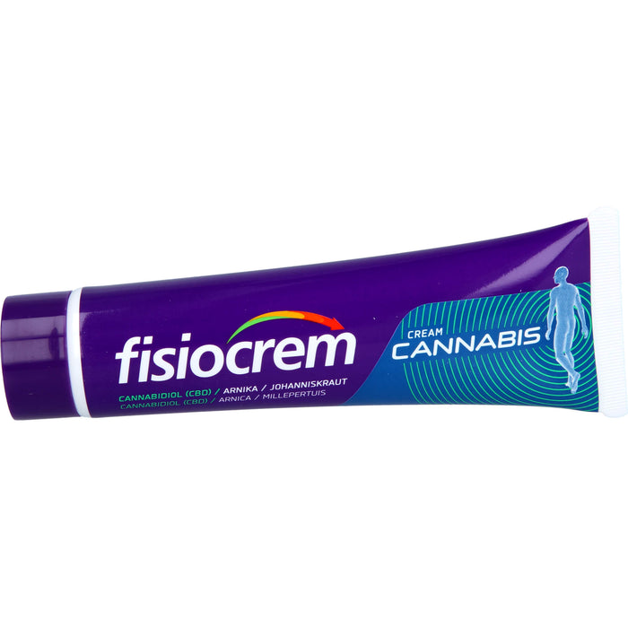 Fisiocrem Cream Cannabis beruhigt, entspannt und bringt der Haut Wohlbefinden und Linderung, 60 ml Crème