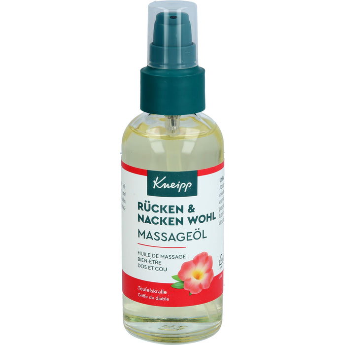 Kneipp Rücken & Nacken Wohl Massageöl Teufelskralle, 100 ml Huile