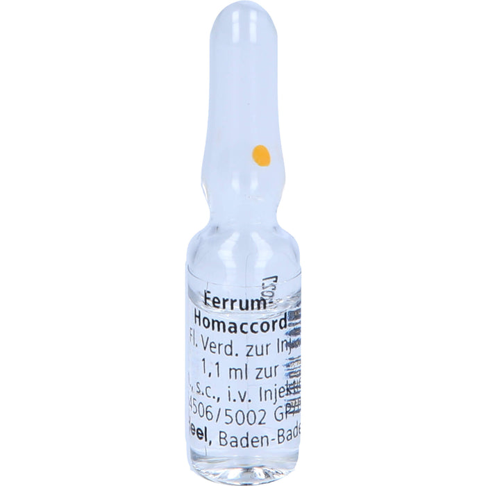 Ferrum-Homaccord  Inj.-Lsg., 10 pcs. Ampoules