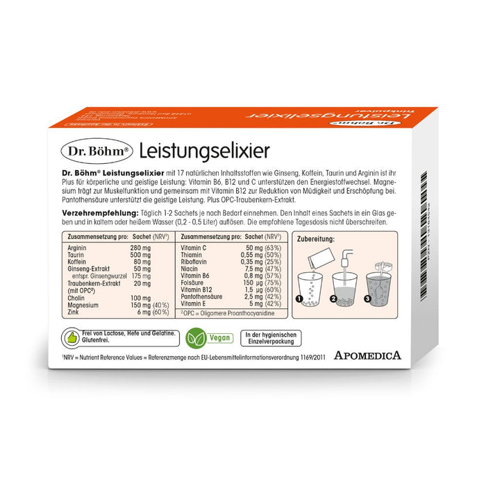 Dr. Böhm Leistungselixier, 14 pc Sachets