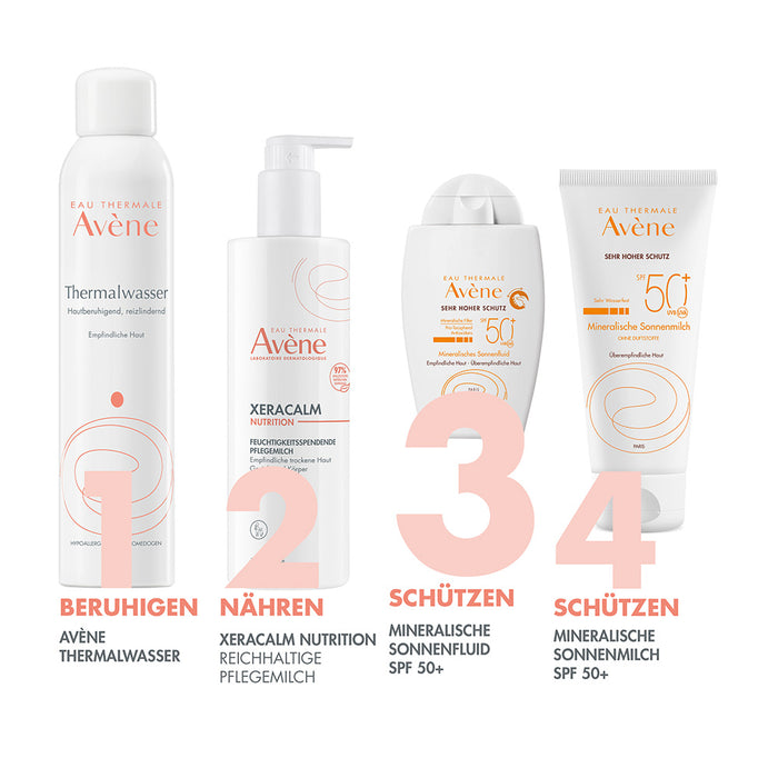 Avène Mineralisches Sonnenfluid SPF50+ ungetönt, 40 ml Solution