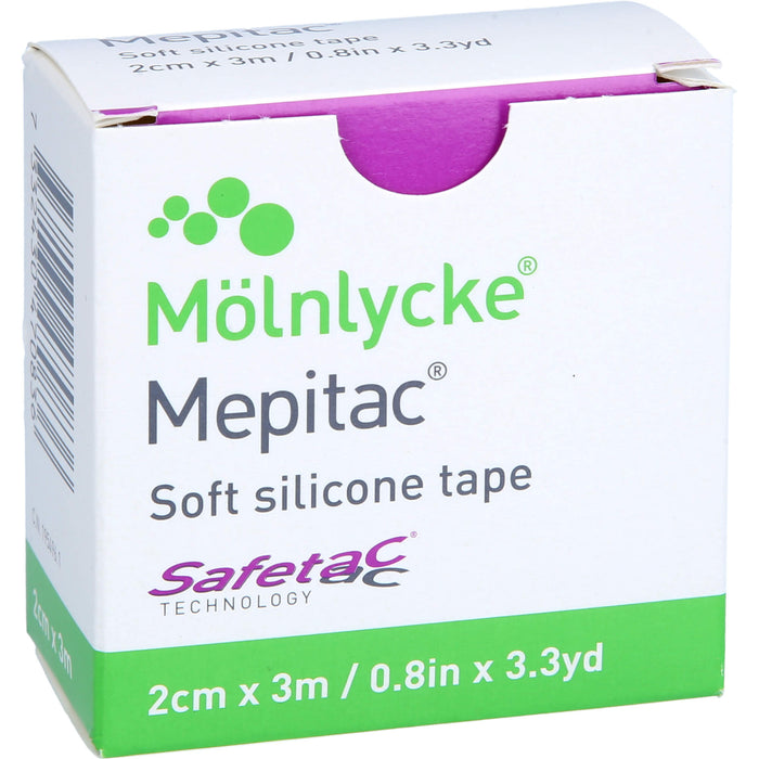 Mepitac 2 cm x 3 m sanfter, flexibler medizinischer Klebeverband in Rollenform, 1 pc pansement