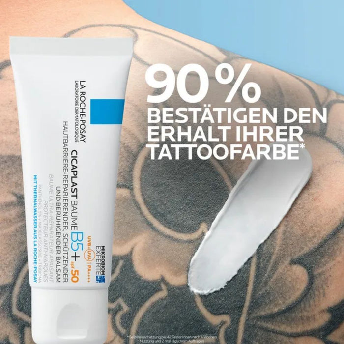 La Roche-Posay Cicaplast Baume B5+ LSF 50 hautberuhigender und regenerierender Balsam, 40 ml Baume