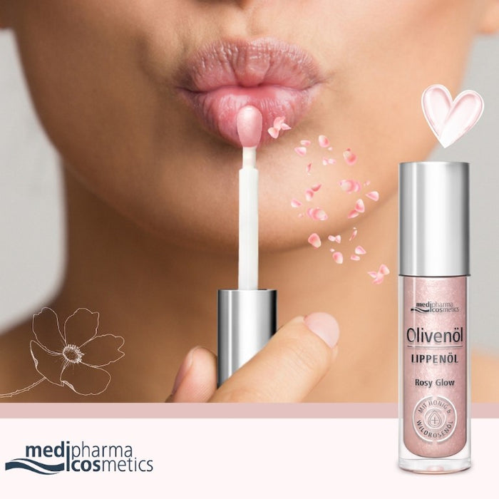 Olivenöl Lippenöl Rosy Glow, 4 ml, 4 ml Huile