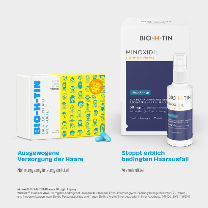 BIO-H-TIN Hair Essentials Men forte, 30 pc Capsules