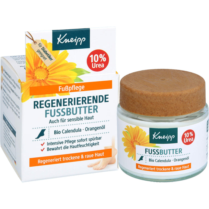 Kneipp regenerierende Fußpflege für trockene und raue Haut, 100 ml Crème