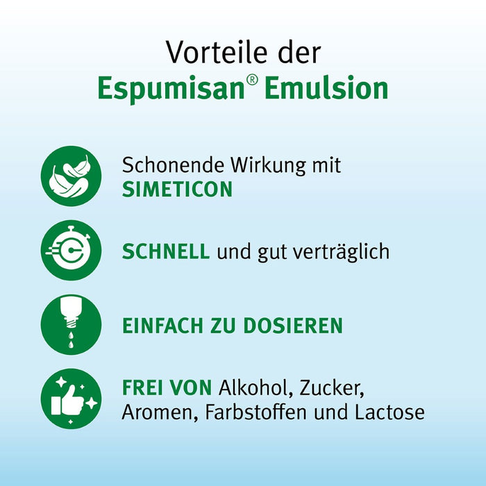 Espumisan Emulsion bei Blähungen, 30 ml Lösung