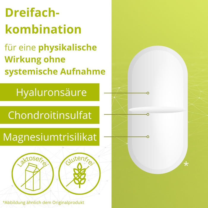 ESOXX Defence - Schnelle Hilfe bei Sodbrennen & Reflux, schützt Speiseröhre und Magen - mit Hyaluronsäure, Chondroitinsulfat & Magnesiumtrisilikat - glutenfrei & laktosefrei, 20 pcs. Tablets