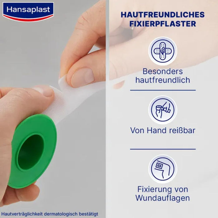 Hansaplast Sensitive Fixierpflaster 5 m x 2,5 cm, 1 pcs. Patch