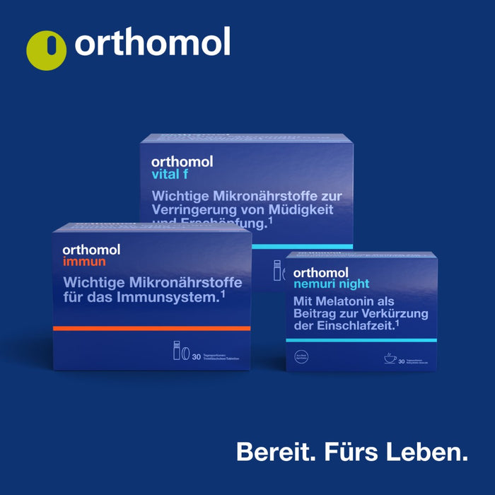 Orthomol Vital m - Mikronährstoffe für Männer - bei Müdigkeit - mit B-Vitaminen, Omega-3-Fettsäuren und Magnesium - Tabletten/Kapseln, 30 St. Tagesportionen
