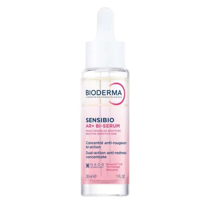 BIODERMA Sensibio AR+ Bi-Serum für empfindliche Haut zur Reduzierung von Rötungen und Verbesserung der Hautfestigkeit, 30 ml Lösung