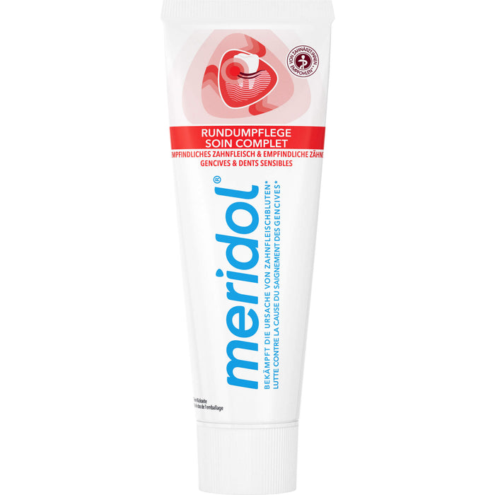 Meridol Zahnfleisch-Rundumpflege Zahnpasta für empfindliches Zahnfleisch & Zähne, 75 ml Toothpaste