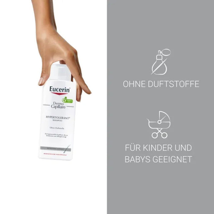 Eucerin DermoCapillaire Hypertolerant Shampoo, 250 ml Shampoing