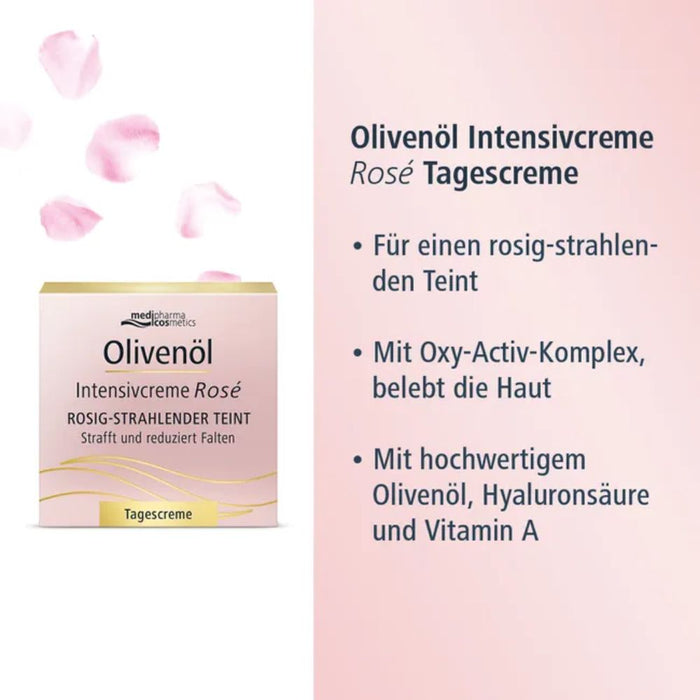 Olivenöl Intensivcreme Rose Tagescreme, 50 ml Creme