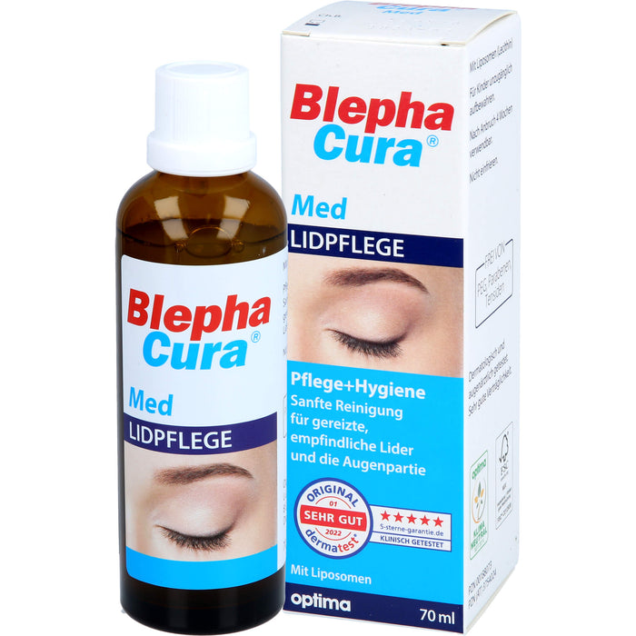 BlephaCura Lidhygiene, liposomale Suspension zur Linderung von Lidrandentzündungen und zur täglichen Lidrandpflege, 70 ml Solution
