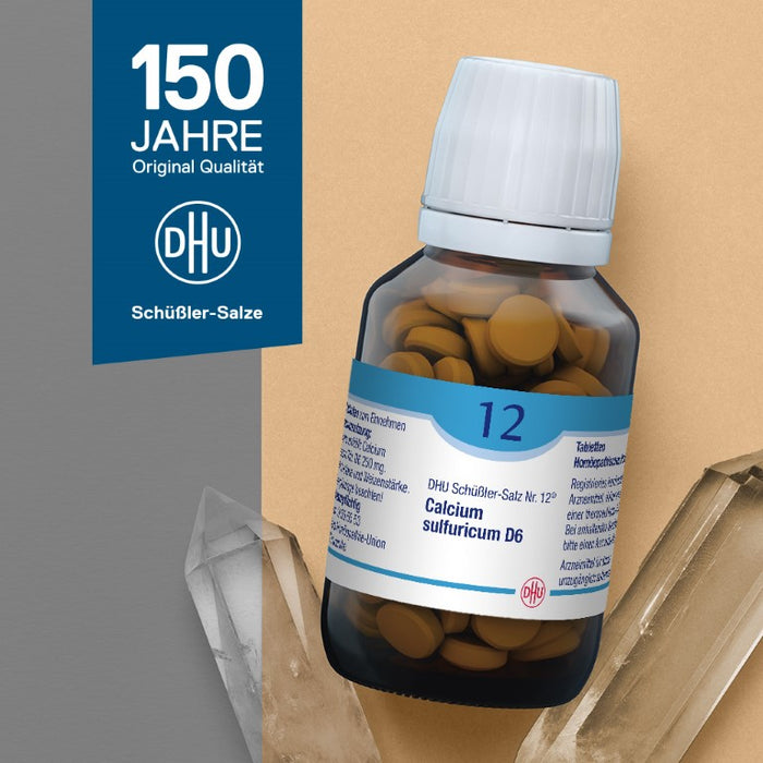 DHU Schüßler-Salz Nr. 12 Calcium sulfuricum D6, 200 St. Tabletten