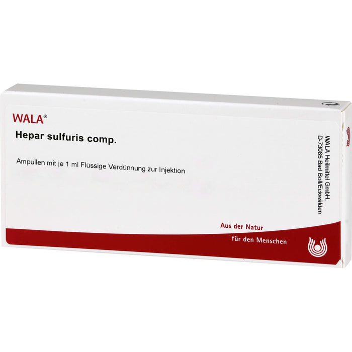 Hepar Sulfuris comp. Wala Ampullen, 10X1 ml AMP