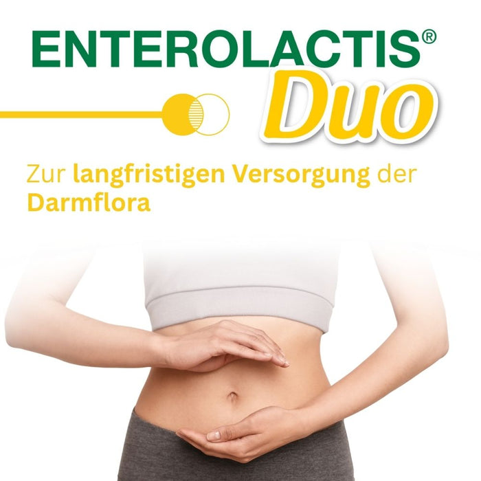 Enterolactis Duo - natürliche Versorgung der Darmflora und des Darmmikrobioms mit L. Casei DG & Inulin - laktosefrei & glutenfrei, 20 pcs. Sachets