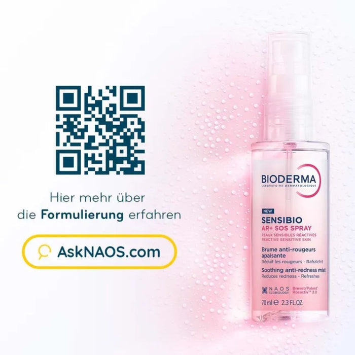 BIODERMA Sensibio AR+ SOS Spray bei Rötungen, 70 ml Lösung
