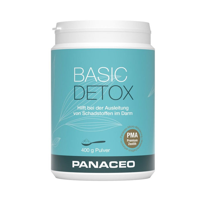 PANACEO Basic Detox Pulver hilft bei der Ausleitung von Schadstoffen im Darm, 400 g Pulver
