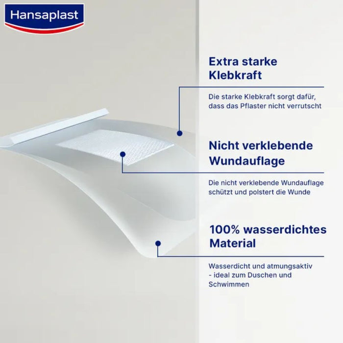 Hansaplast Aqua Protect 4XL Wundpflaster 10 x 20 cm, 5 pcs. Patch
