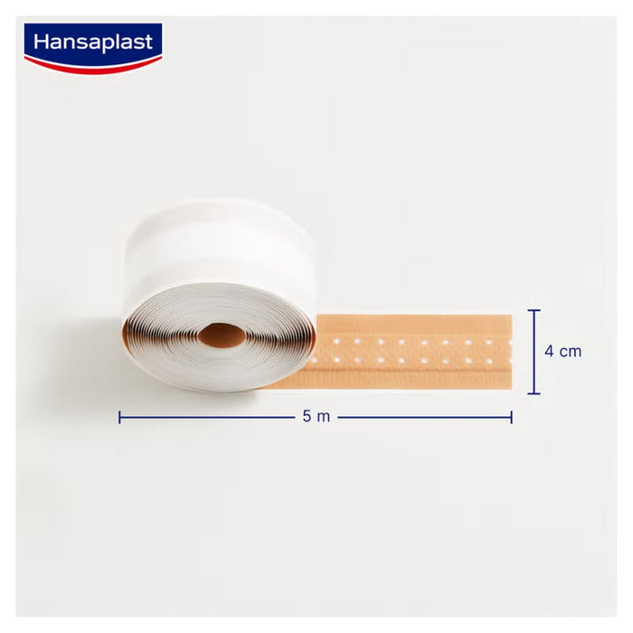 Hansaplast Classic 5 m x 4 cm atmungsaktives Pflaster, 1 pcs. Patch