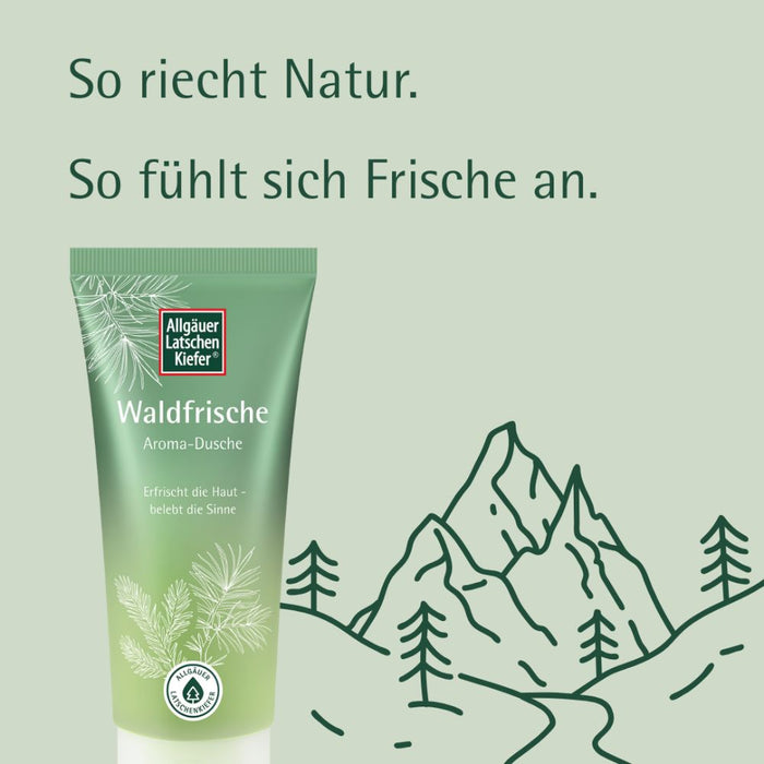 Allgäuer Latschen Kiefer Waldfrische Aroma-Dusche erfrischt die Haut und belebt die Sinne, 200 ml Crème