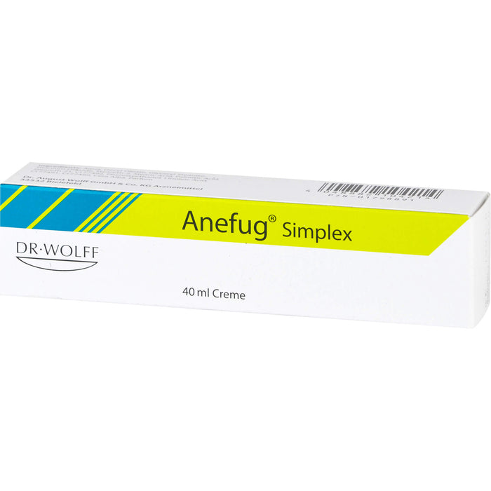 Anefug Simplex Creme getönt für unreine und zu Akne neigende Haut, 40 ml Cream
