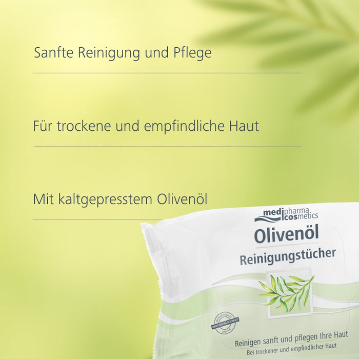 Olivenöl Reinigungstücher, 25 St. Tücher