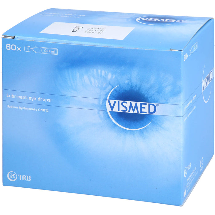VISMED Augentropfen zur Behandlung von trockenen Augen, 60 pcs. Single-dose pipettes
