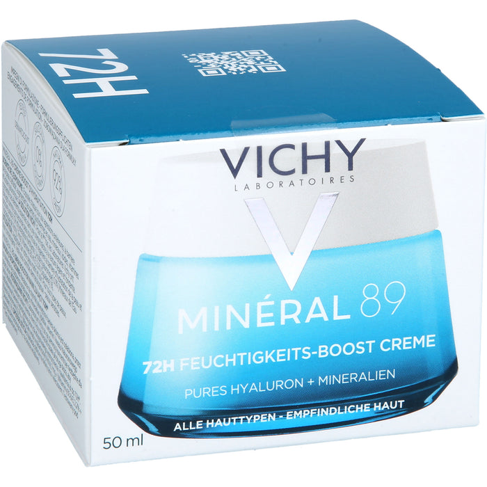 VICHY Minéral 89 72H Feuchtigkeits-Boost-Creme mit Duft, 50 ml Creme