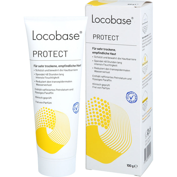 Locobase Protect lipidreiche Intensiv-Pflegecreme für sehr trockene, empfindliche Haut, 100 g Cream