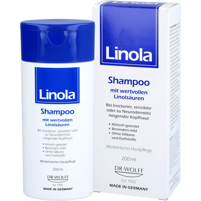 Linola Shampoo, 200 ml Shampoing