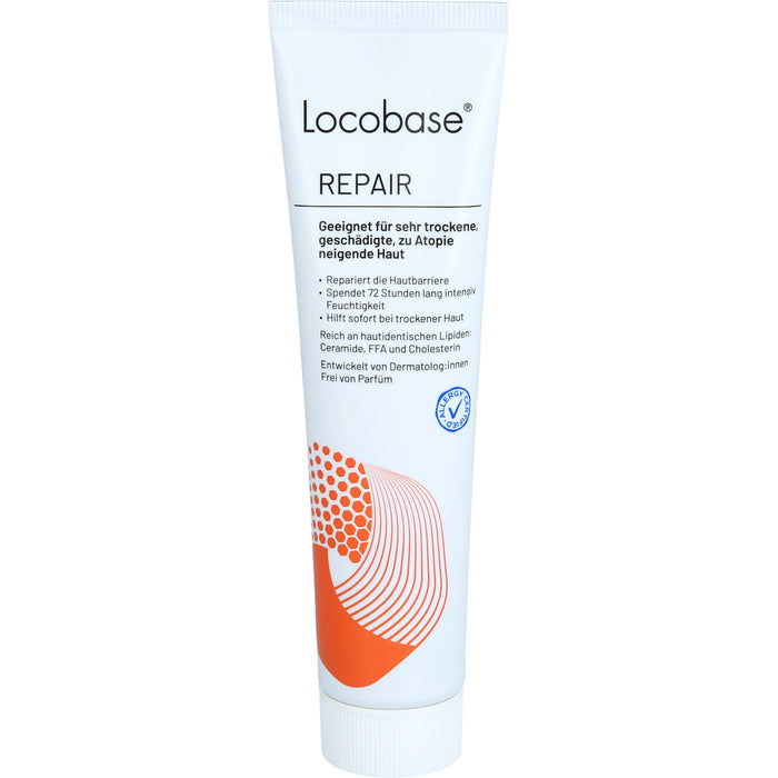 Locobase Repair Creme für sehr trockene, geschädigte, zu Atopie neigende Haut, 50 g Crème