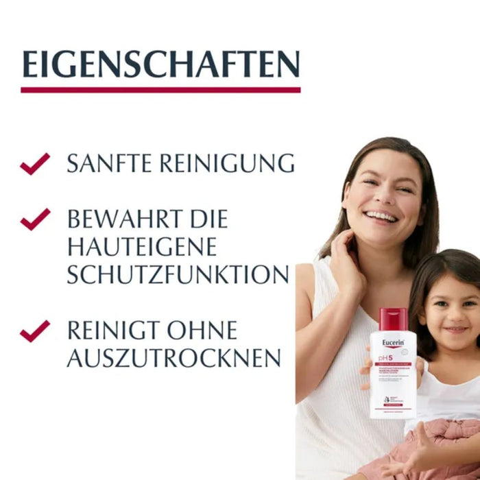Eucerin pH5 Waschlotion für Körper und Gesicht, 200 ml Gel